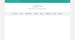 Desktop Screenshot of bonitavalleychurch.com